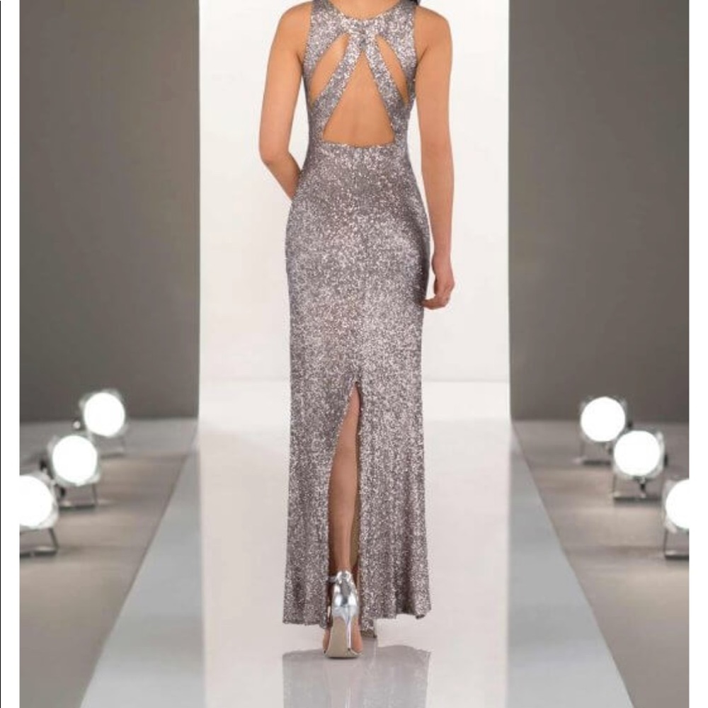 Sorella vita rose gold bridesmaid dress size 8